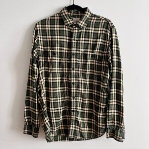 J.Crew Green Flannel